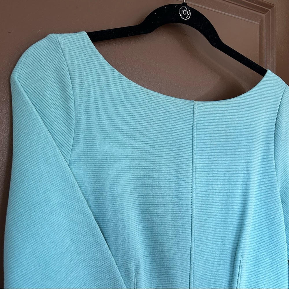 Boden “Ottoman” fabric dress — 10R soft aqua